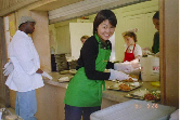 Soup kitchen volunteer